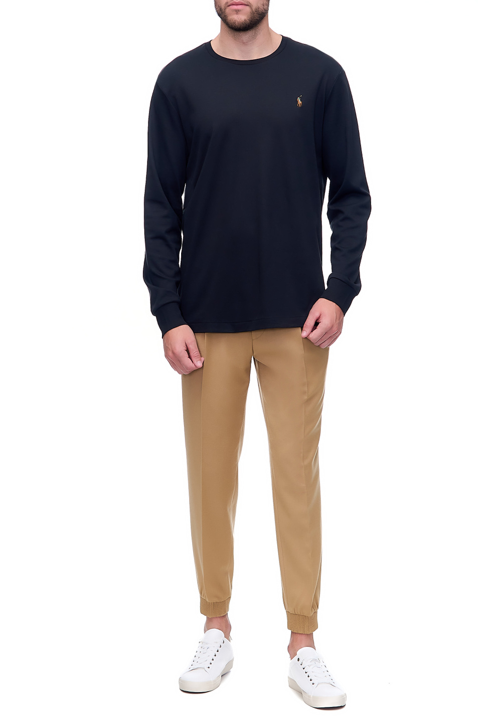 Мужской Polo Ralph Lauren Лонгслив из натурального хлопка (цвет ), артикул 710760121001 | Фото 2