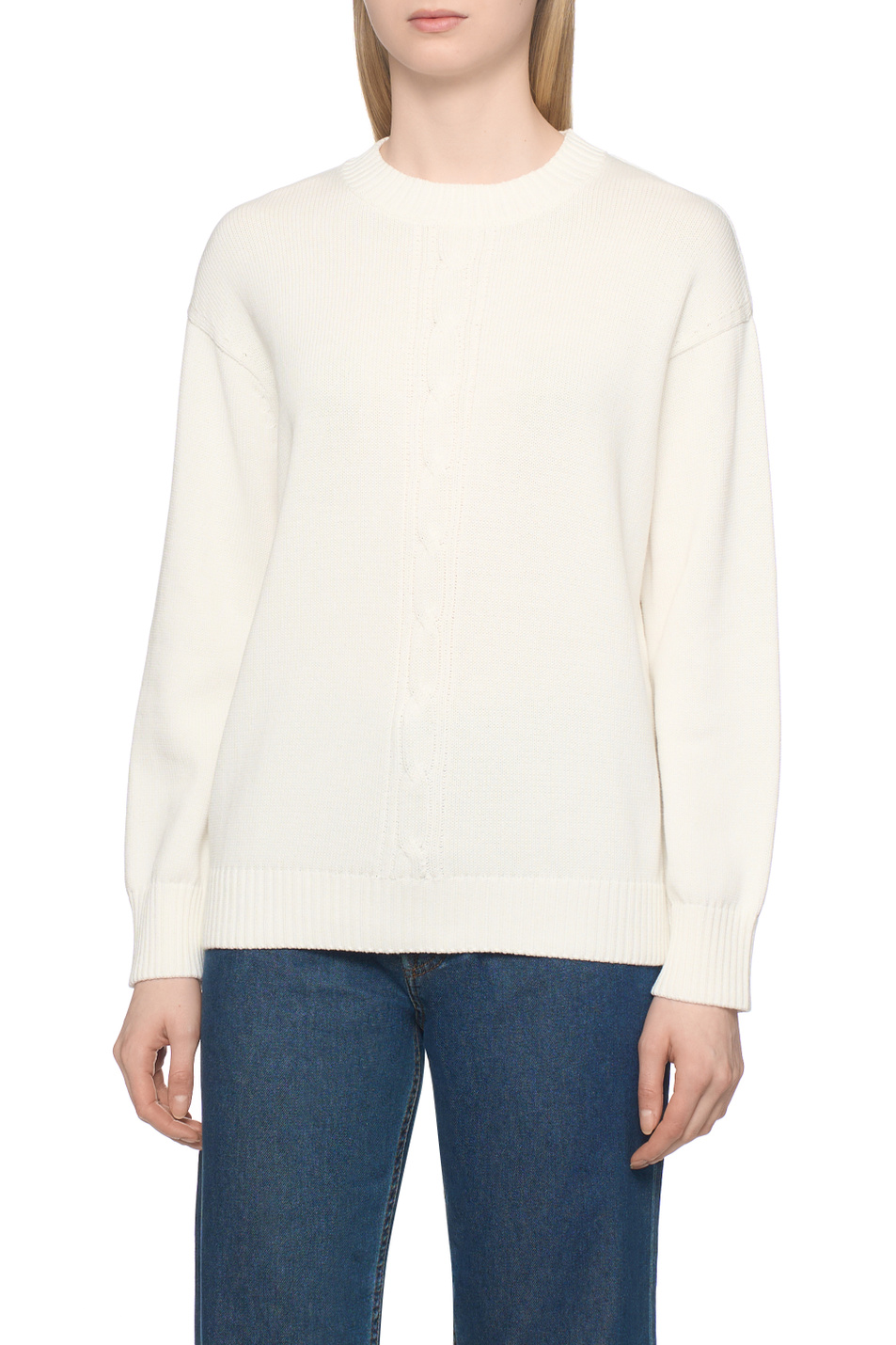 Женский Max Mara Джемпер BERMUDA из смесового хлопка (цвет ), артикул 2616361107 | Фото 4