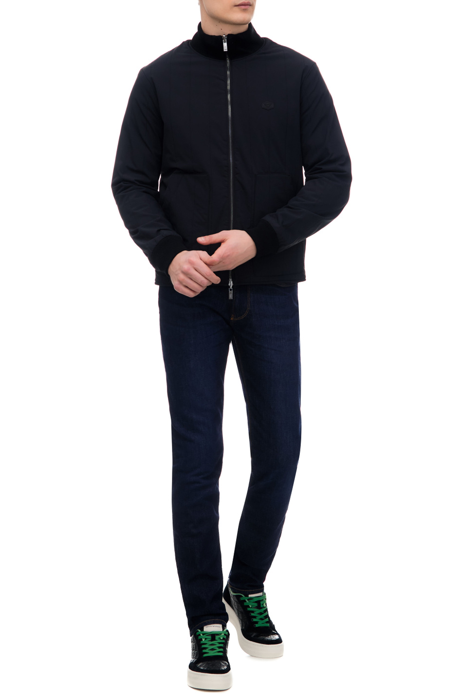 Мужской Emporio Armani Куртка из стеганого материала с нашивкой-логотипом (цвет ), артикул 8N1BQ4-1NZDZ | Фото 2