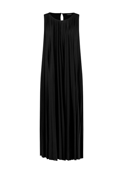 Плиссированное платье|Основной цвет:Черный|Артикул:381306-16128 | Фото 1