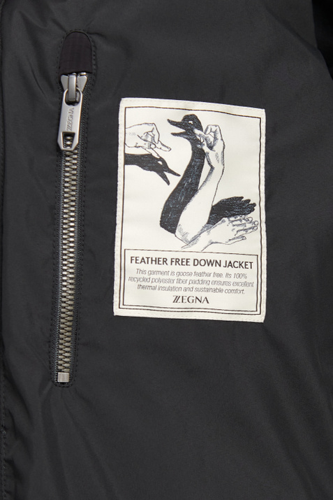Zegna Стеганая куртка с капюшоном ( цвет), артикул VV021-ZZ016-101 | Фото 5