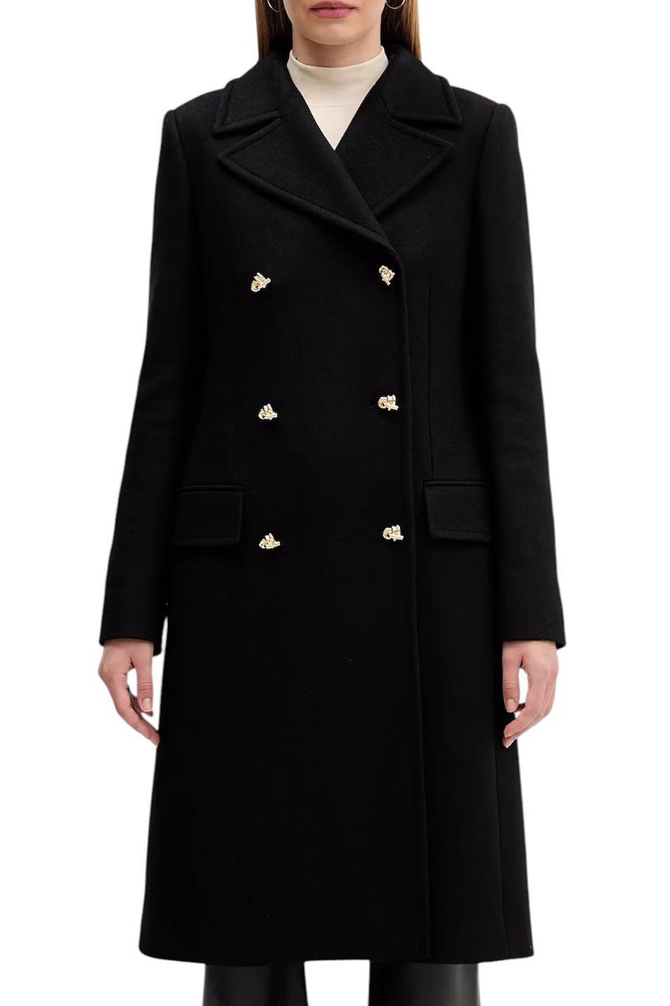Женский HUGO Пальто Marmina из смесовой шерсти (цвет ), артикул 50548487 | Фото 3