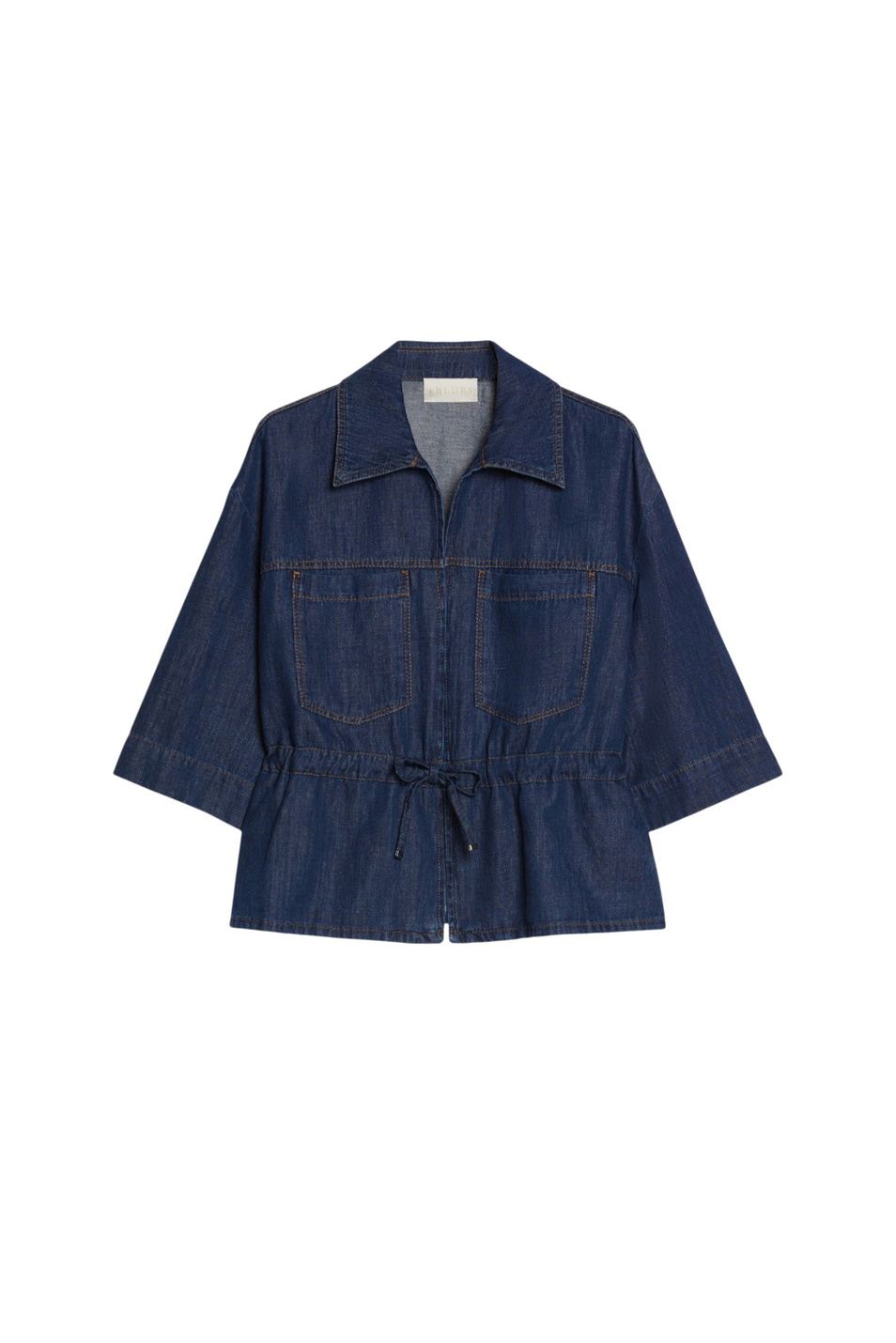 Женский iBLUES Рубашка IBLGITANO джинсовая (цвет ), артикул 2617111042 | Фото 1