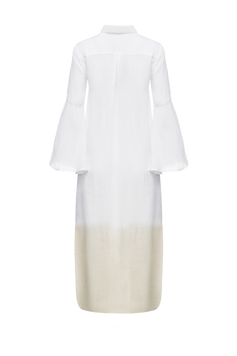 Женский 120% Lino Платье-рубашка свободного кроя (цвет ), артикул V0W49DH0000115T00 | Фото 2
