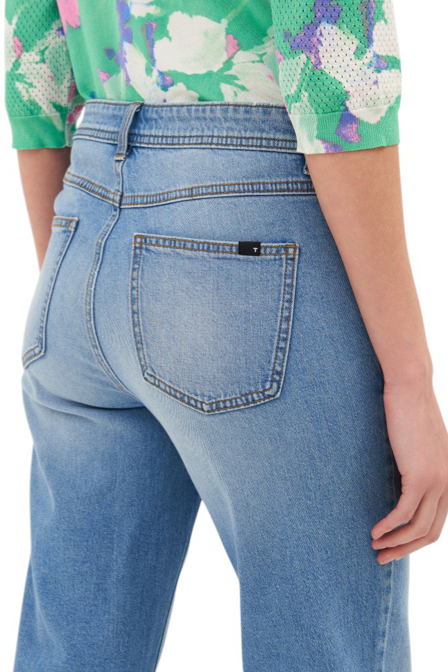 Джинсы из эластчиного хлопка|Основной цвет:Синий Женский Taifun Джинсы из эластчиного хлопка (цвет ), артикул 720326-11148 | Фото 6