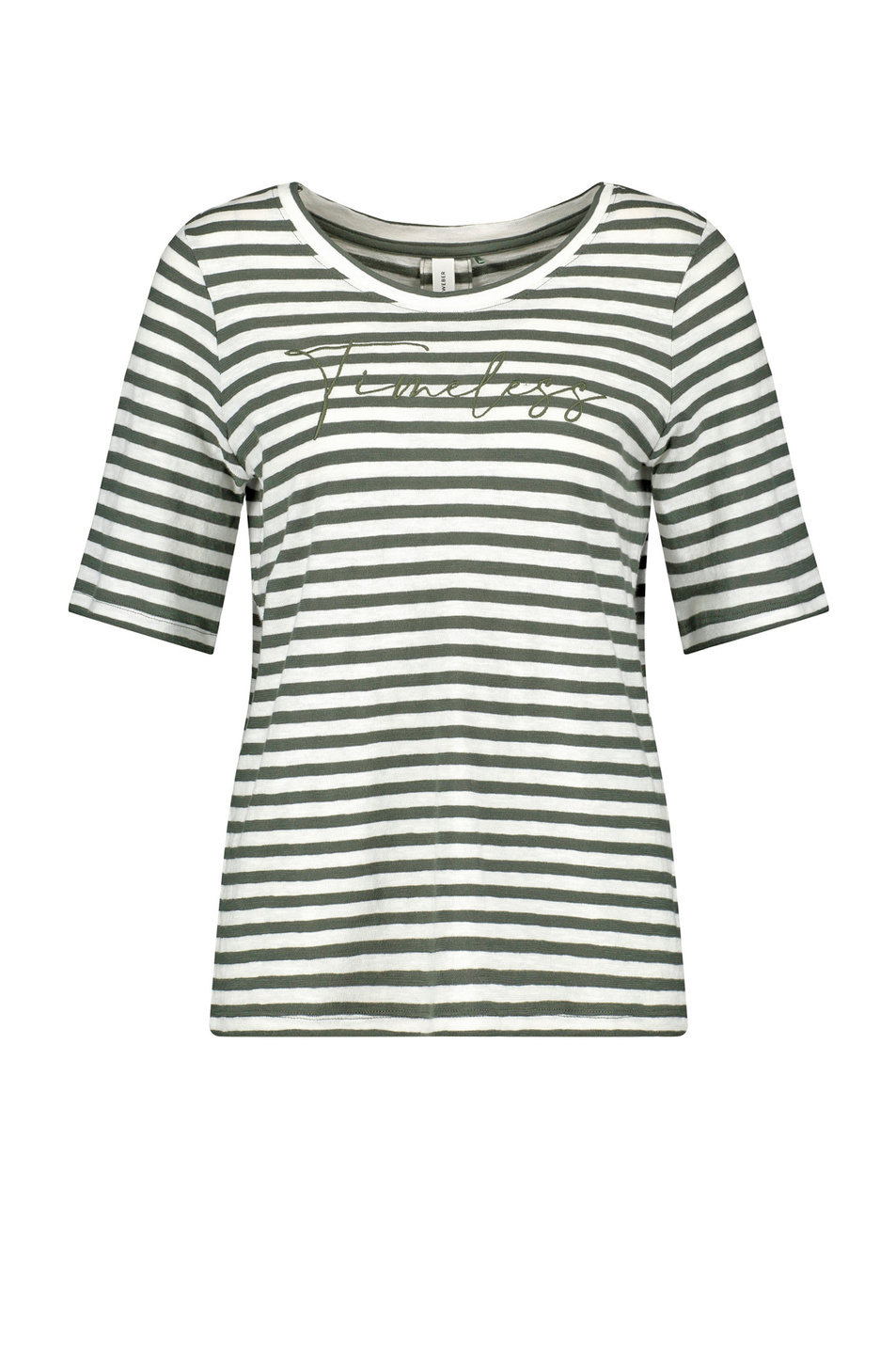 Женский Gerry Weber Футболка из натурального хлопка в полоску (цвет ), артикул 770012-44003 | Фото 1