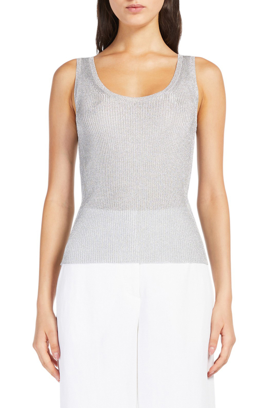 Женский Max Mara Топ HARDY с люрексом (цвет ), артикул 2516361032 | Фото 3