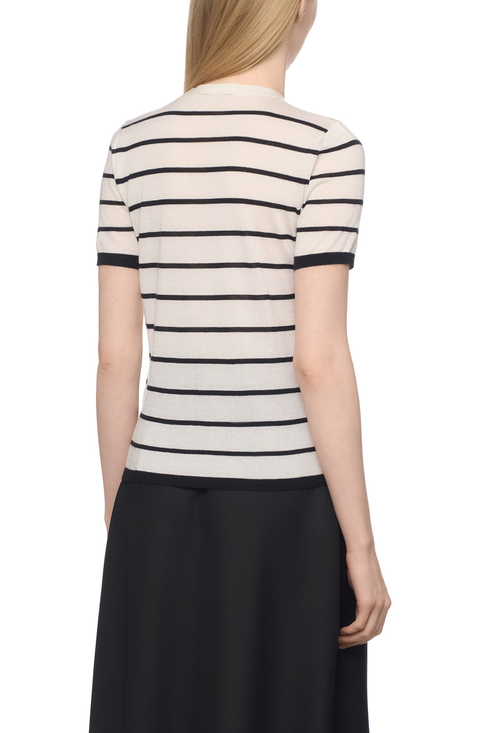 Джемпер FAVETTA из кашемира и шелка|Основной цвет:Кремовый Женский Max Mara Джемпер FAVETTA из кашемира и шелка (цвет ), артикул 2611361048 | Фото 5