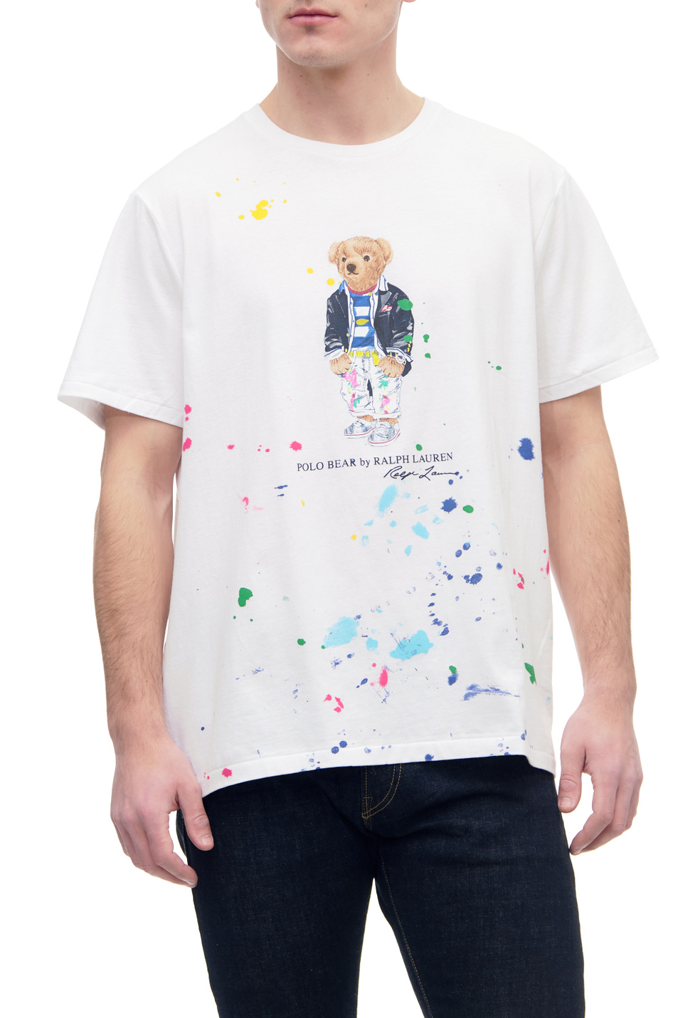 Мужской Polo Ralph Lauren Футболка из натурального хлопка с принтом (цвет ), артикул 710858031001 | Фото 1