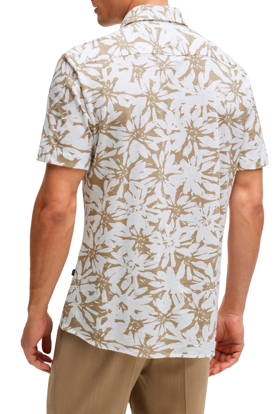 Мужской BOSS Рубашка из натурального хлопка с принтом (цвет ), артикул 50513760 | Фото 4