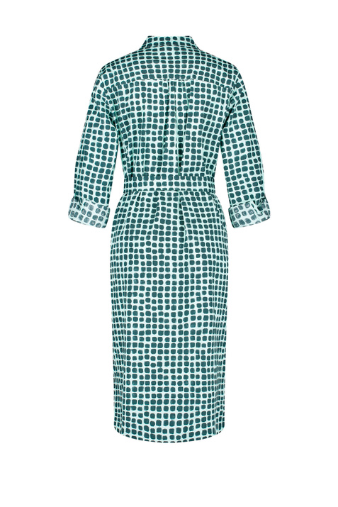 Gerry Weber Платье-рубашка из эластичного хлопка с принтом ( цвет), артикул 780031-31514 | Фото 2