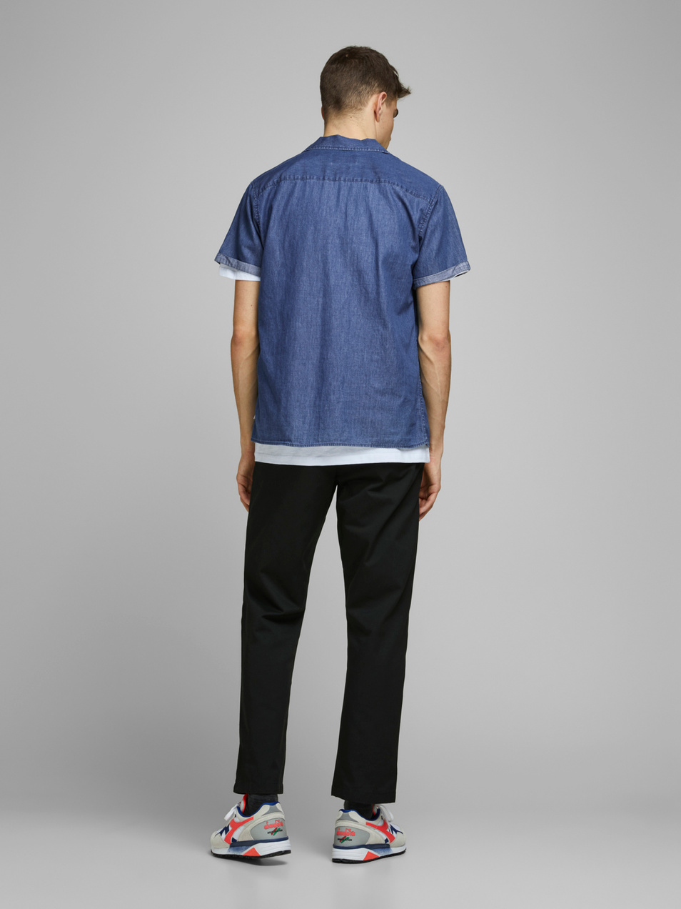 Мужской Jack & Jones Джинсовая рубашка JCOKEN (цвет ), артикул 12171333 | Фото 5
