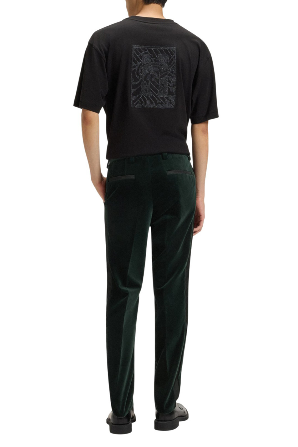 Брюки Getlin бархатные|Основной цвет:Зеленый Мужской HUGO Брюки Getlin бархатные (цвет ), артикул 50549025 | Фото 4