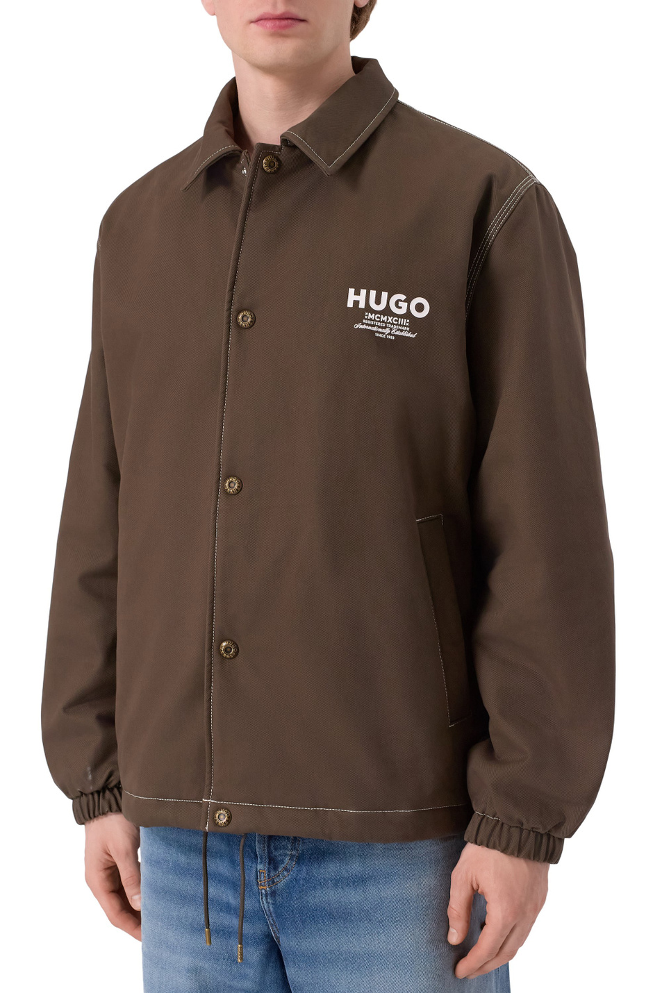 Мужской HUGO Куртка Biyo 2611 из хлопка (цвет ), артикул 50552940 | Фото 3