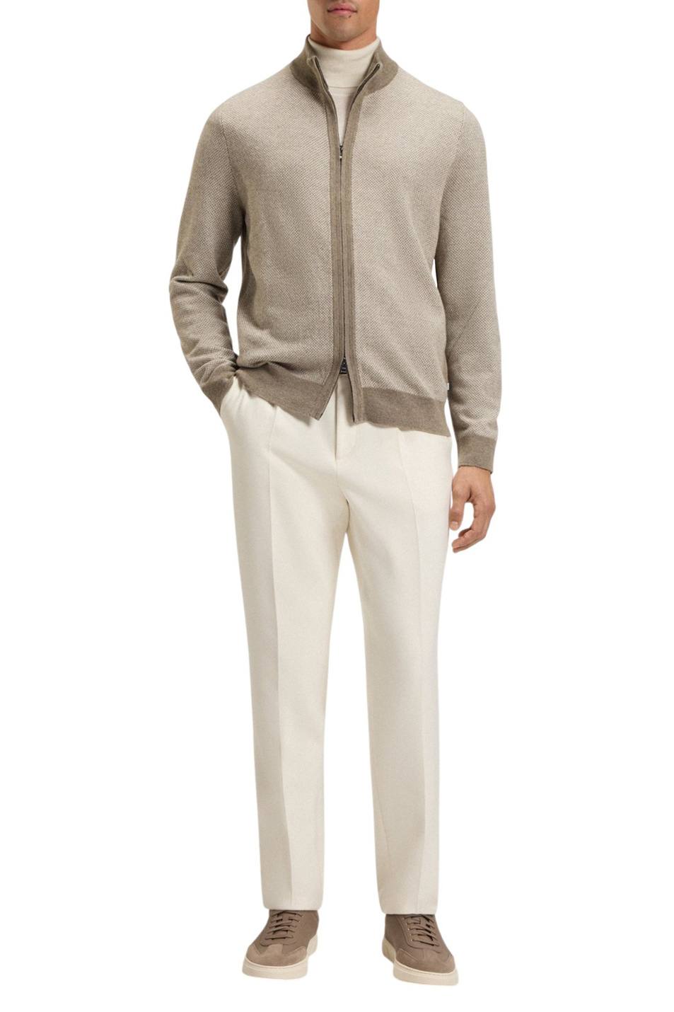 Мужской BOSS Кардиган H-Heterno из смесовой шерсти (цвет ), артикул 50549950 | Фото 2