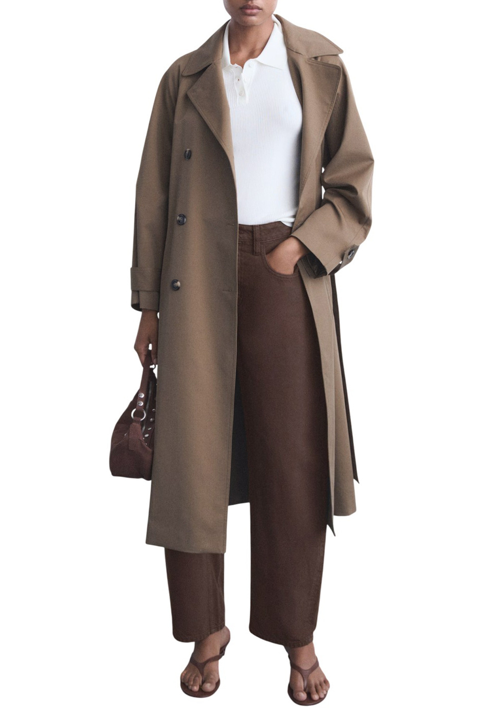 Женский Mango Джинсы BET с высокой талией (цвет ), артикул 17094091 | Фото 2