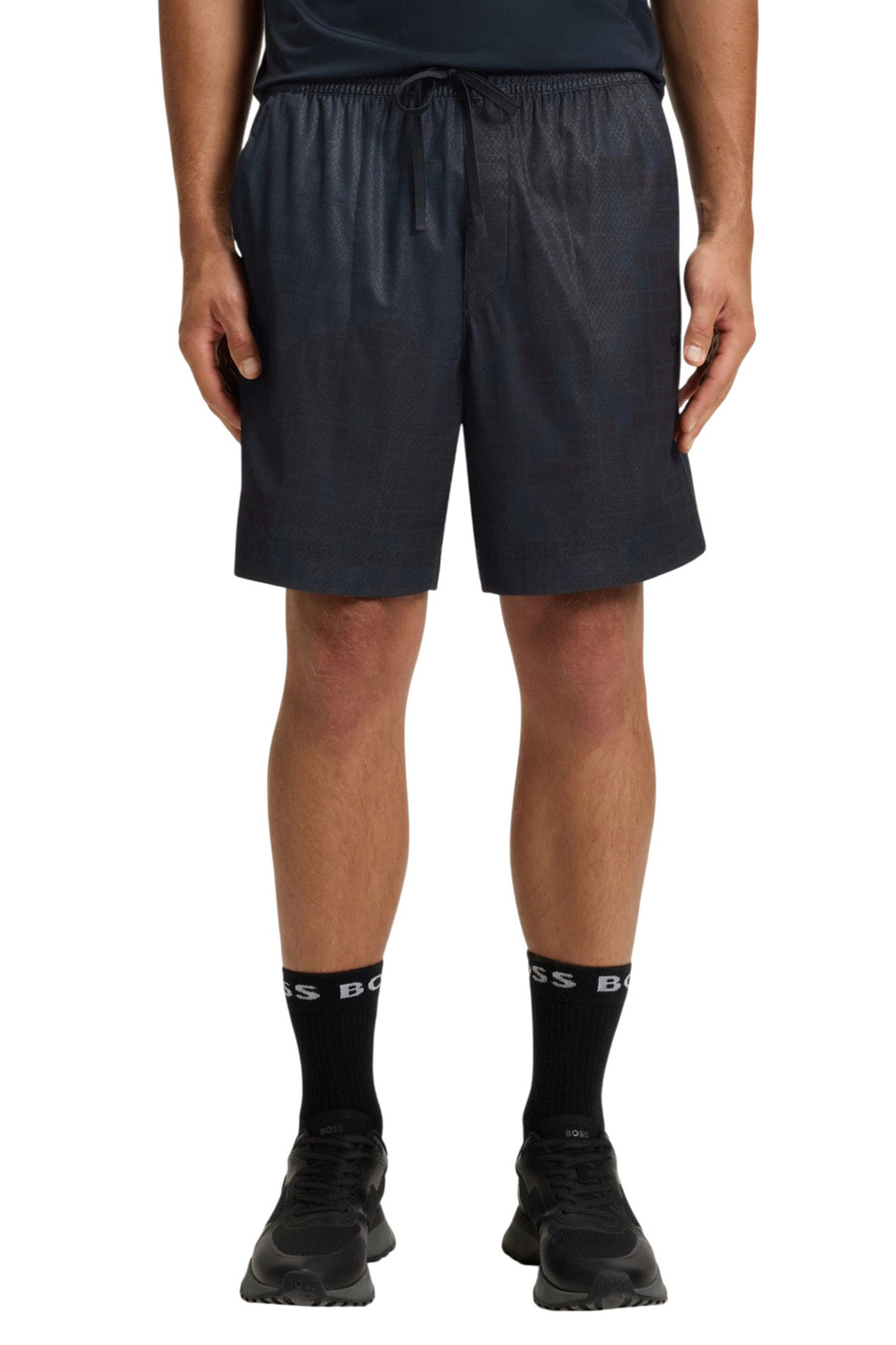 Шорты с логотипом|Основной цвет:Синий Мужской BOSS Шорты с логотипом (цвет ), артикул 50547493 | Фото 3