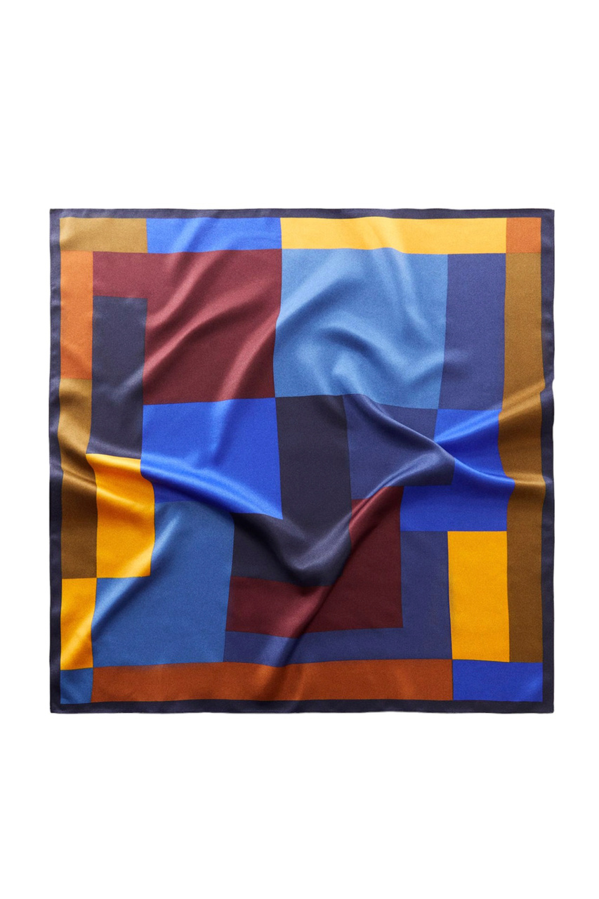 Платок TETRIS с принтом|Основной цвет:Разноцветный|Артикул:67034025 | Фото 1