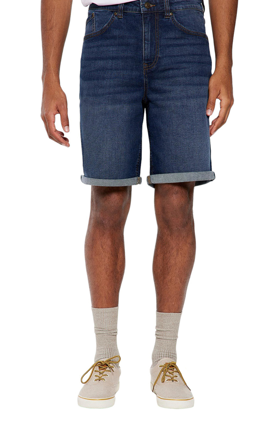 Мужской Springfield Шорты джинсовые из эластичного хлопка (цвет ), артикул 0017533 | Фото 1