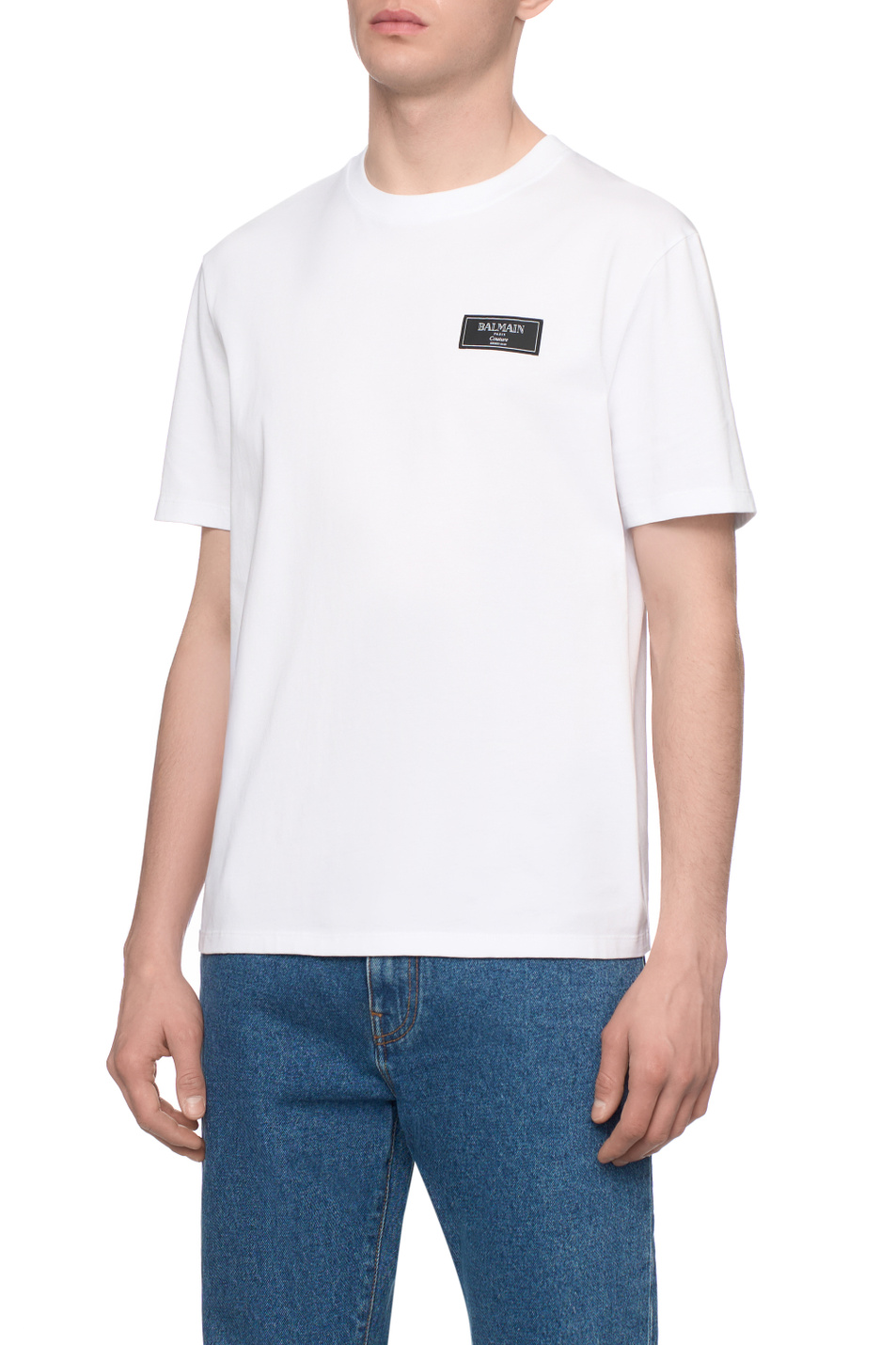 Мужской Balmain Футболка из хлопка (цвет ), артикул FH1EG000BC91 | Фото 4