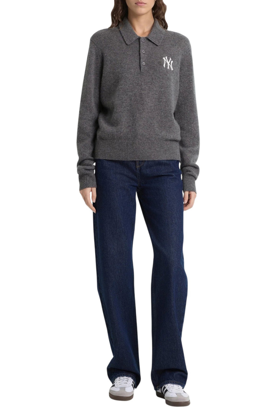 Женский Sporty & Rich Джемпер-поло Heritage Yankees Serif (цвет ), артикул WS074610300GY11 | Фото 3