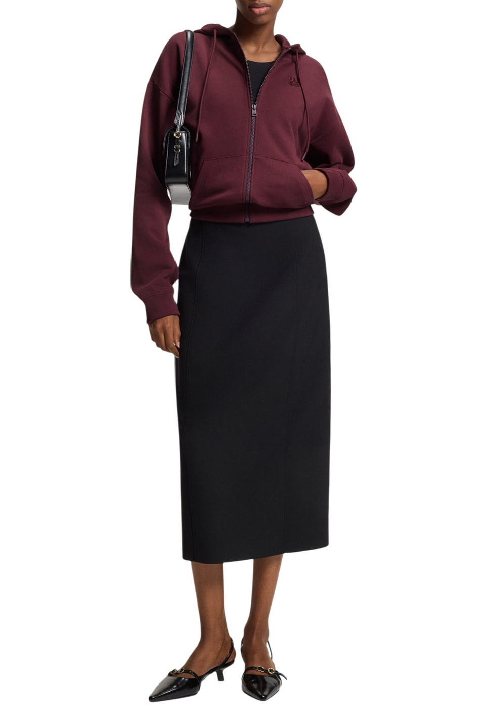 Женский HUGO Толстовка Dalfine из хлопка (цвет ), артикул 50535240 | Фото 2