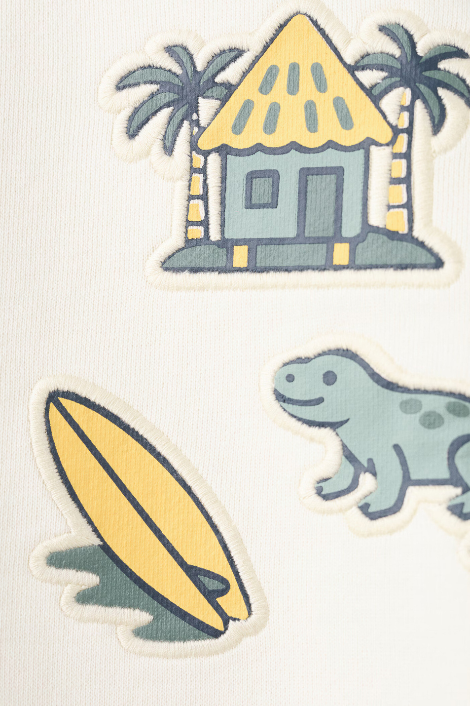 Мальчикам Mango Kids Свитшот MSTICKER из хлопка (цвет ), артикул 27026344 | Фото 3