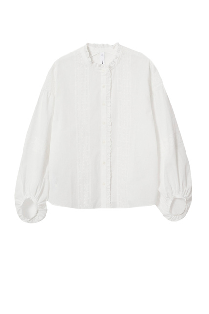 Хлопковая рубашка BLANCA с вышивкой|Основной цвет:Белый|Артикул:37004044 | Фото 1