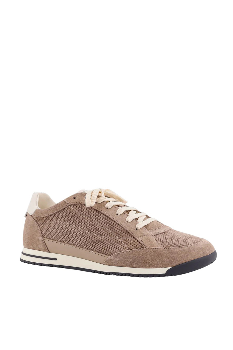 Мужской Brunello Cucinelli Кроссовки из натуральной замши (цвет ), артикул MZUQHGA348 | Фото 2