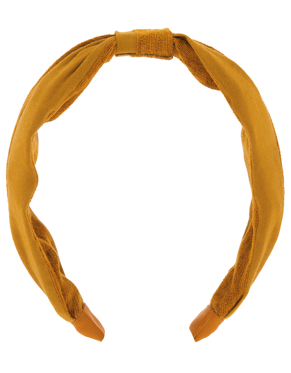 Женский Accessorize Обруч для волос WIDE KNOT OCHRE ALIC (цвет ), артикул 886190 | Фото 2