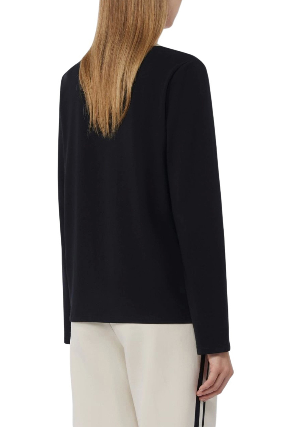 Женский Max Mara Лонгслив DIVINA с контрастным воротником (цвет ), артикул 2619971041 | Фото 4