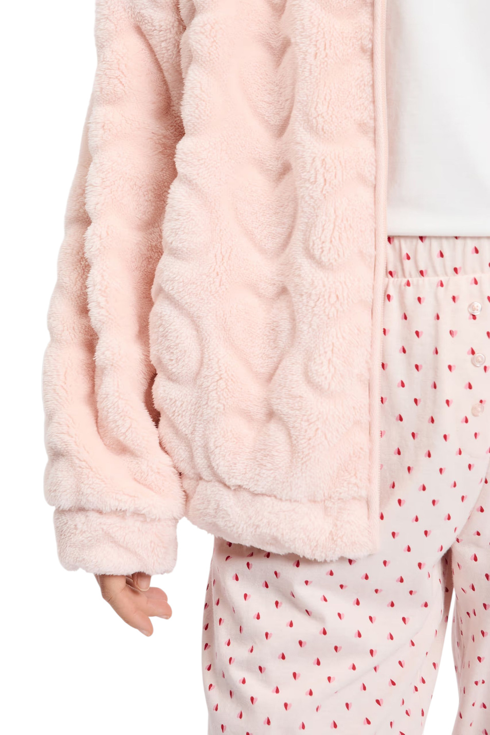 Костюм домашний MALOMA (жакет, джемпер, брюки)|Основной цвет:Пудровый Женский Etam Костюм домашний MALOMA (жакет, джемпер, брюки) (цвет ), артикул 6556137 | Фото 4