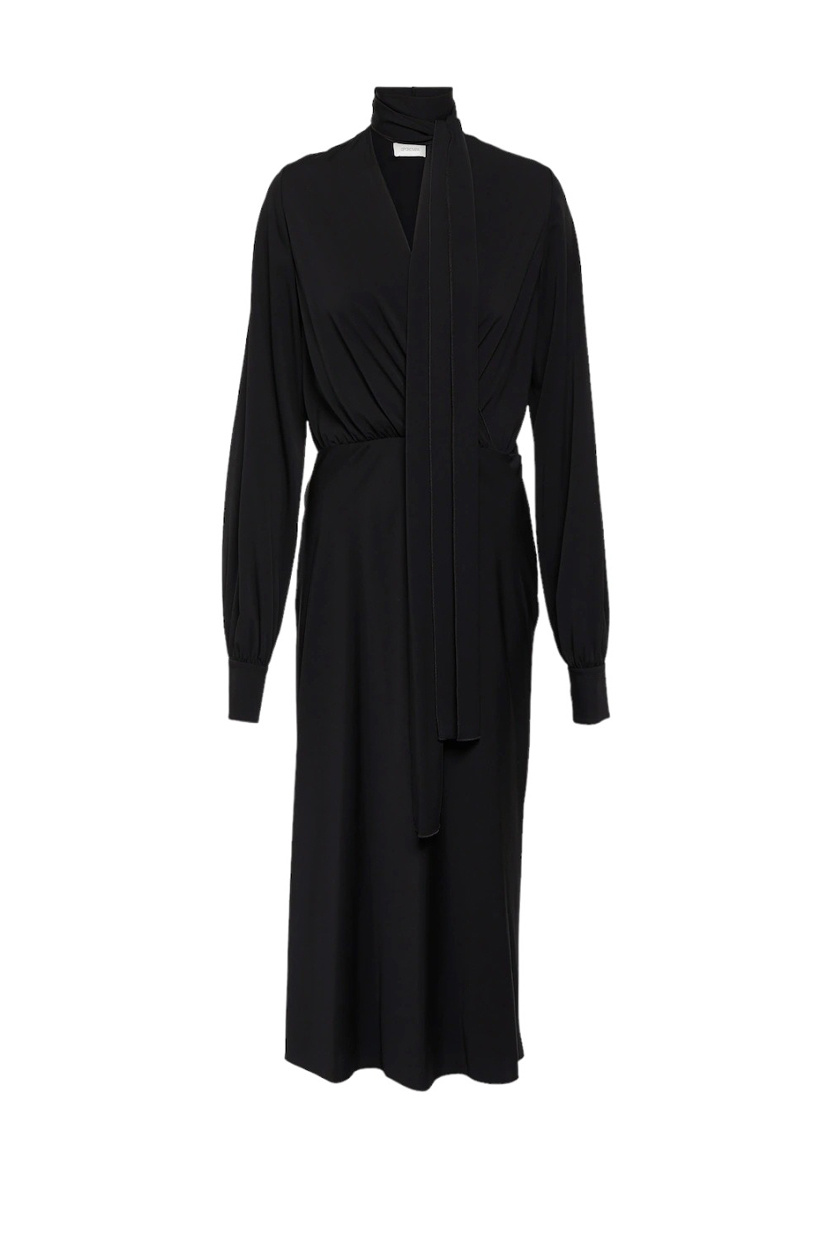 Платье DISEGNO из эластичного шелка|Основной цвет:Черный|Артикул:2322261233 | Фото 1