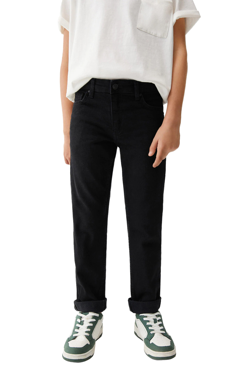 Мальчикам Mango Kids Джинсы REGULAR4 из эластичного хлопка (цвет ), артикул 47072877 | Фото 3