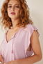 Women'secret Однотонная футболка из смесовой вискозы со льном ( цвет), артикул 4926919 | Фото 5