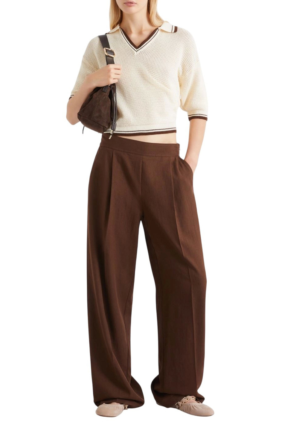 Женский MARELLA Поло LEMBI из хлопка (цвет ), артикул 2613361044 | Фото 2