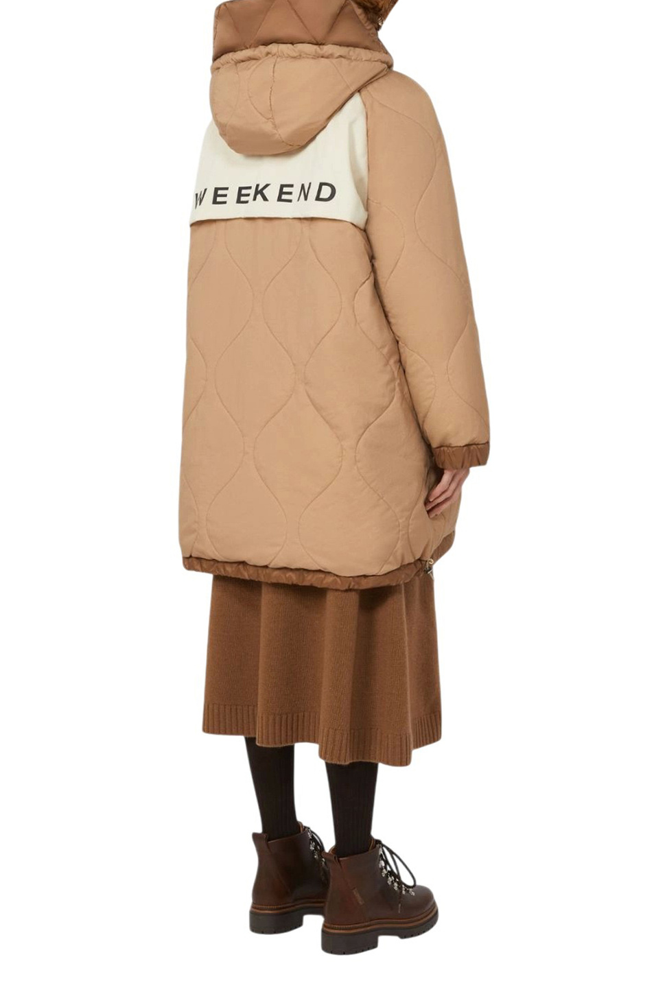 Женский Weekend Max Mara Полупальто ANFORA двустороннее (цвет ), артикул 2525496062 | Фото 6