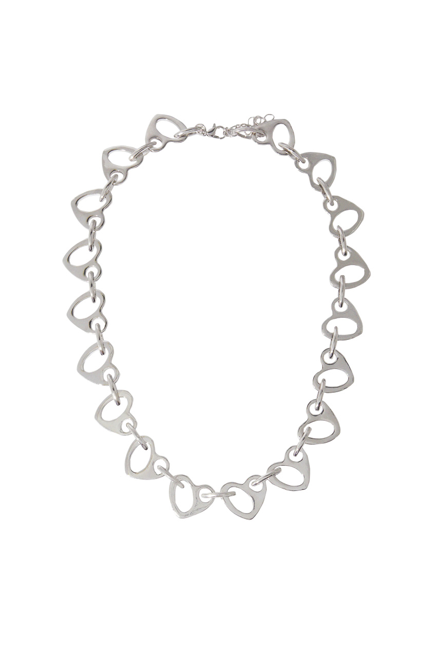 Ожерелье однотонное|Основной цвет:Серебристый|Артикул:217519 | Фото 1