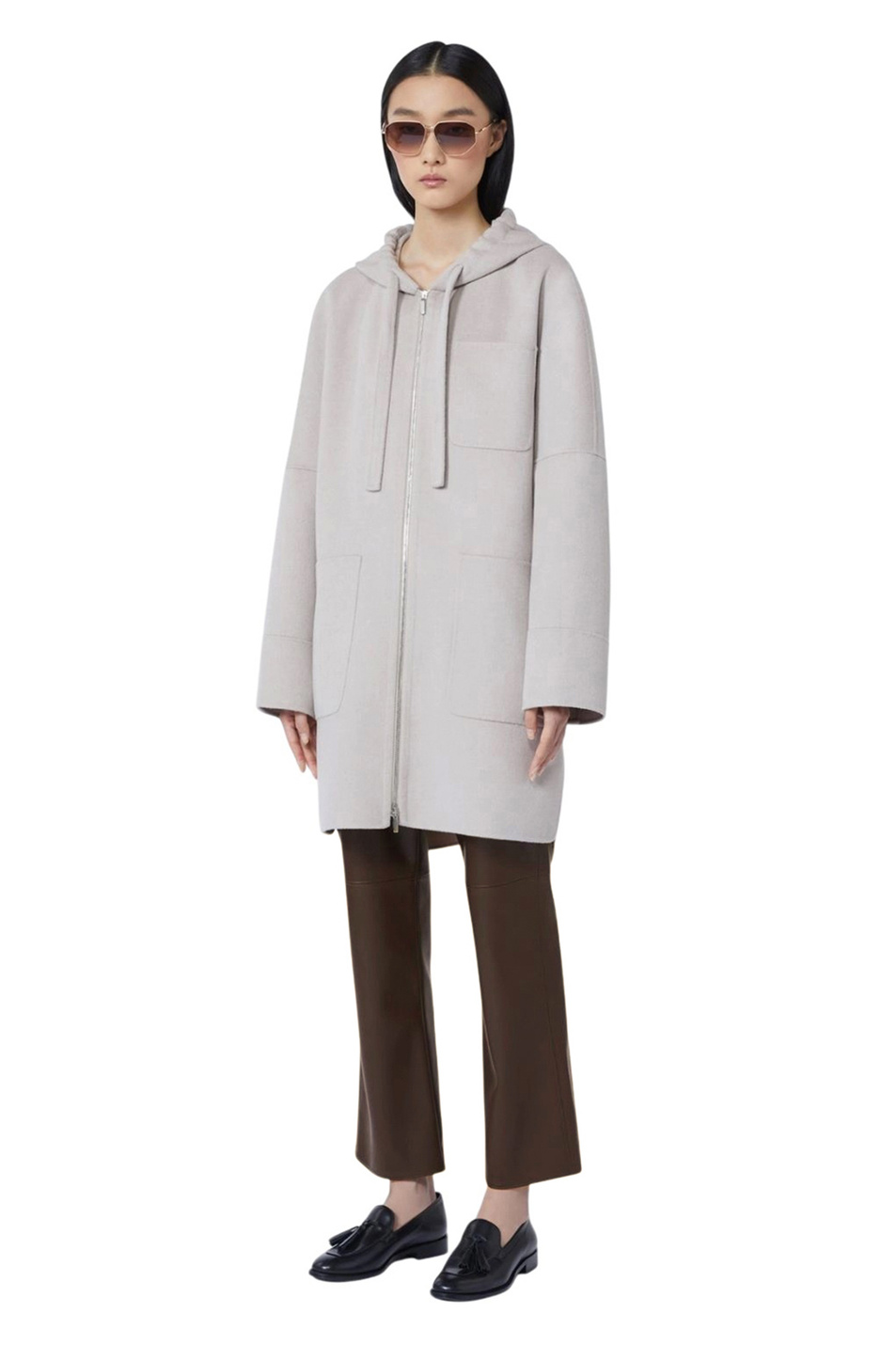 Женский Max Mara Брюки SUBLIME из искусственной кожи (цвет ), артикул 2629786041 | Фото 3
