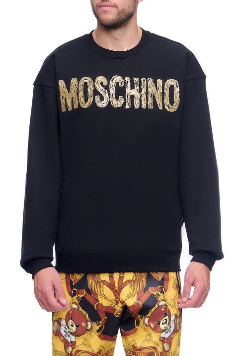 Moschino Свитшот с логотипом на груди ( цвет), артикул J1717-5227 | Фото 1