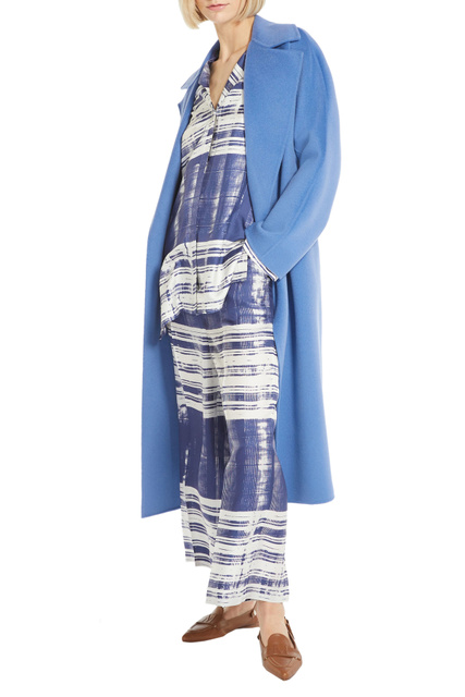 Блузка FRANCA из шелка с принтом|Основной цвет:Синий|Артикул:2361910337 | Фото 2