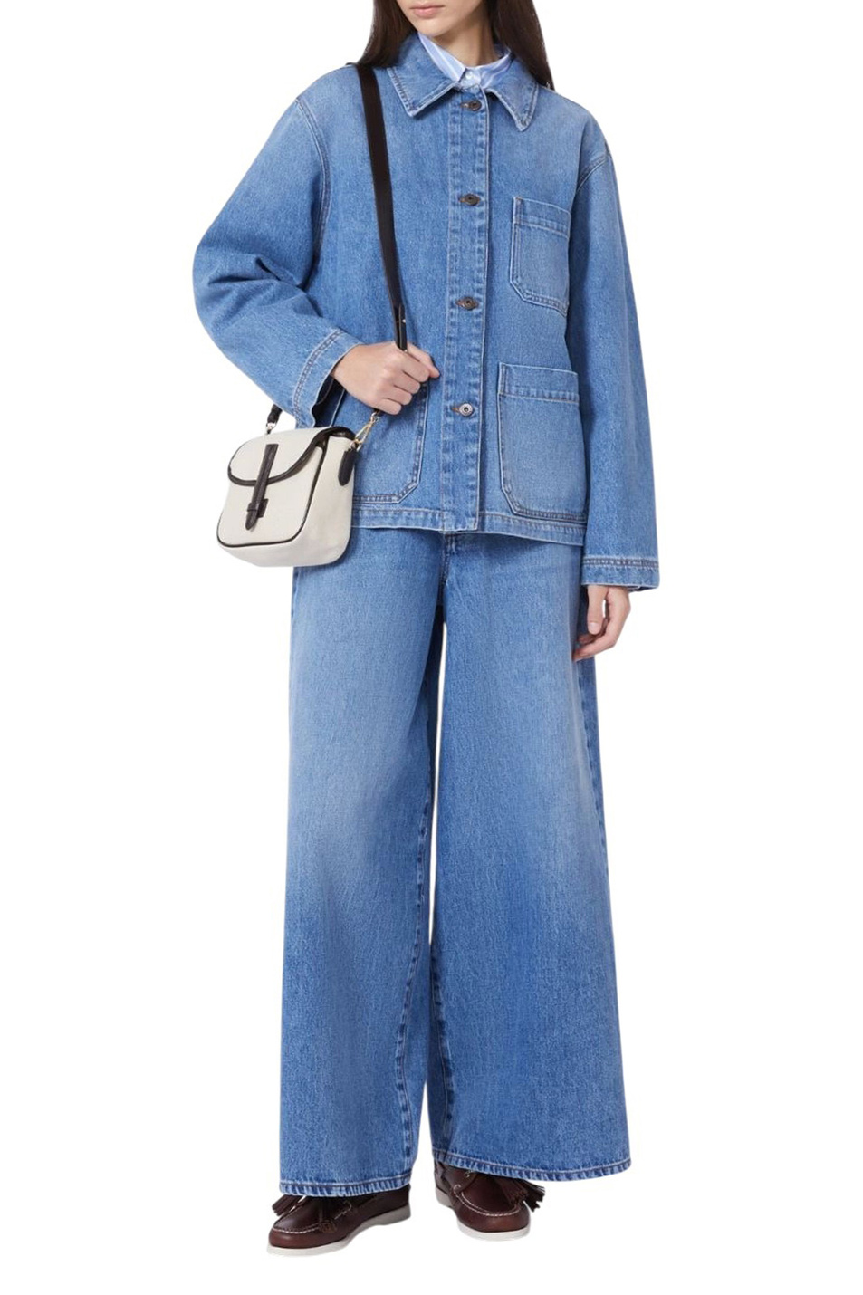 Женский Weekend Max Mara Жакет CIRCOLI из денима (цвет ), артикул 2615041091 | Фото 2