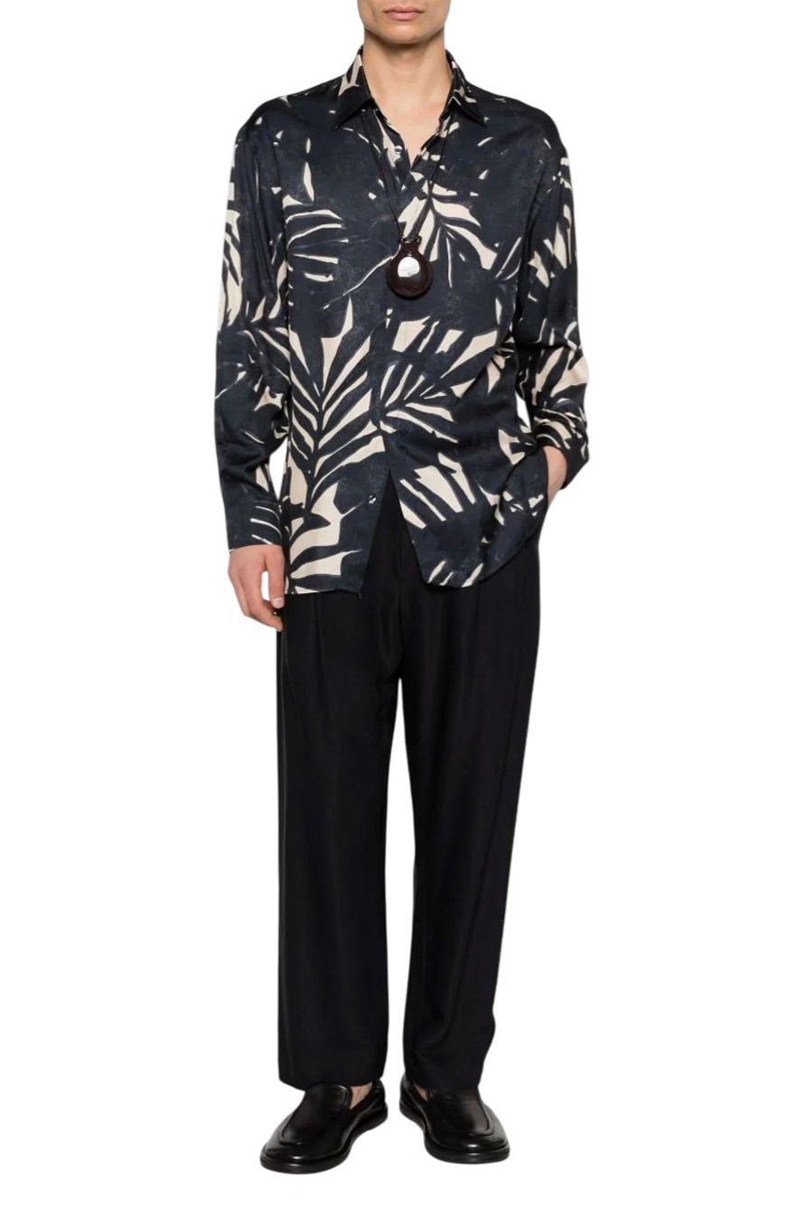 Рубашка с цветочным принтом|Основной цвет:Разноцветный Мужской Emporio Armani Рубашка с цветочным принтом (цвет ), артикул EM005762-AF13285 | Фото 3