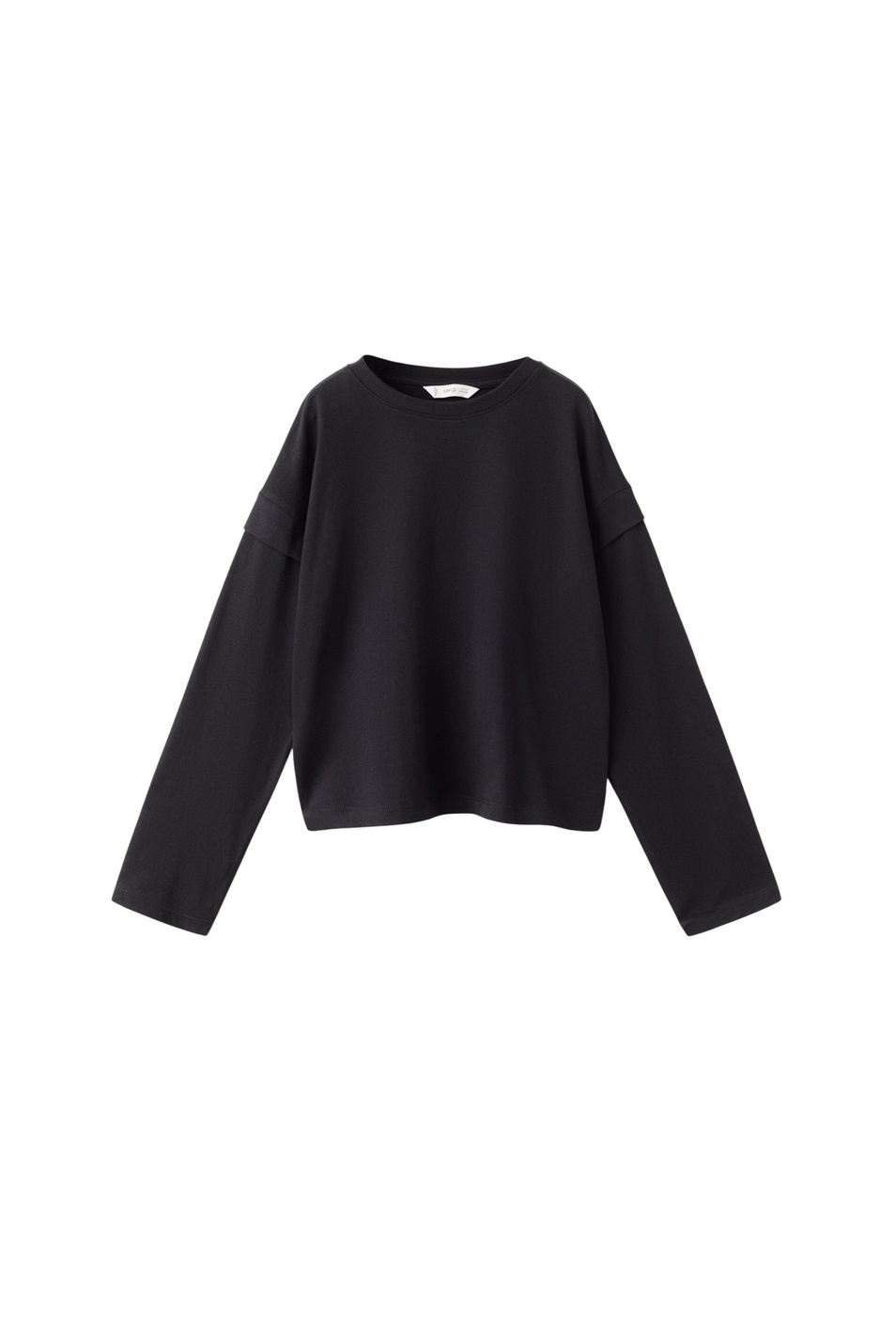 Девочкам Mango Kids Лонгслив SHOULD из хлопка (цвет ), артикул 27001339 | Фото 1