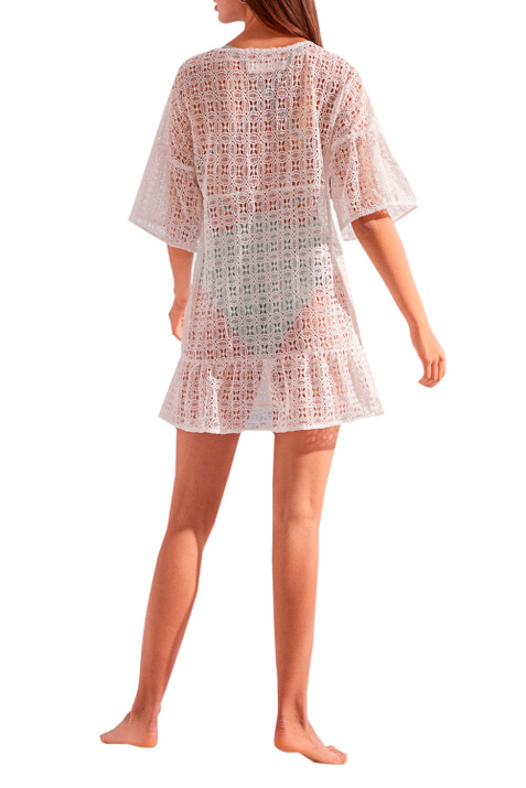 Women'secret Платье-туника с V-образным вырезом (Кремовый цвет), артикул 5543645 | Фото 3