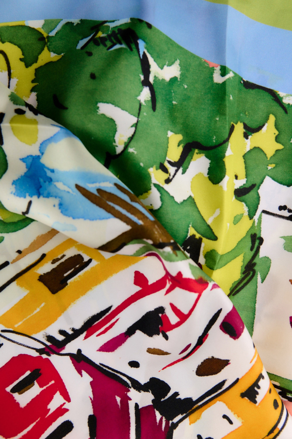 Женский MAX&Co. Платок ROBERTA из натурального шелка с принтом (цвет ), артикул V5410823 | Фото 2