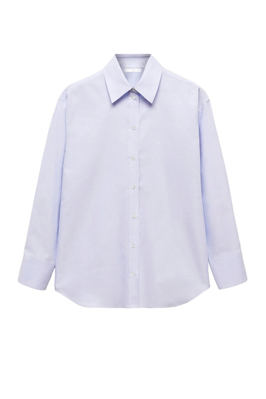 Рубашка COLETE из натурального хлопка|Основной цвет:Голубой|Артикул:57034782 | Фото 1