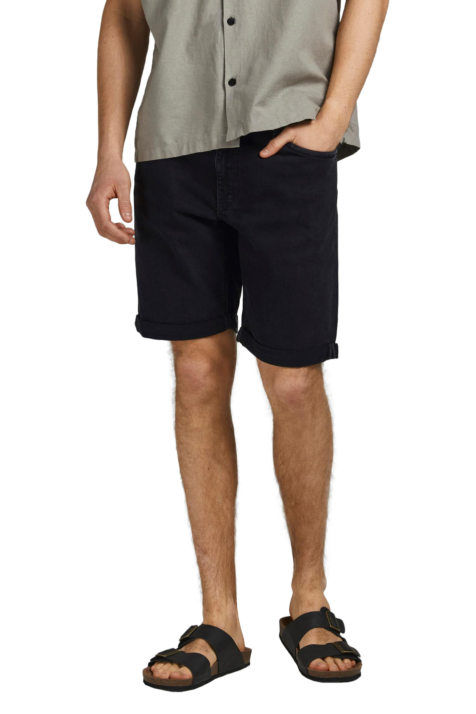 Мужской Jack & Jones Джинсовые шорты RICK FELIX (цвет ), артикул 12188470 | Фото 4