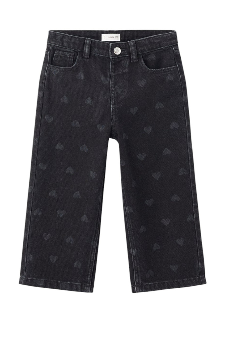 Джинсы CARLA прямого кроя|Основной цвет:Черный Девочкам Mango Kids Джинсы CARLA прямого кроя (цвет ), артикул 17056335 | Фото 1