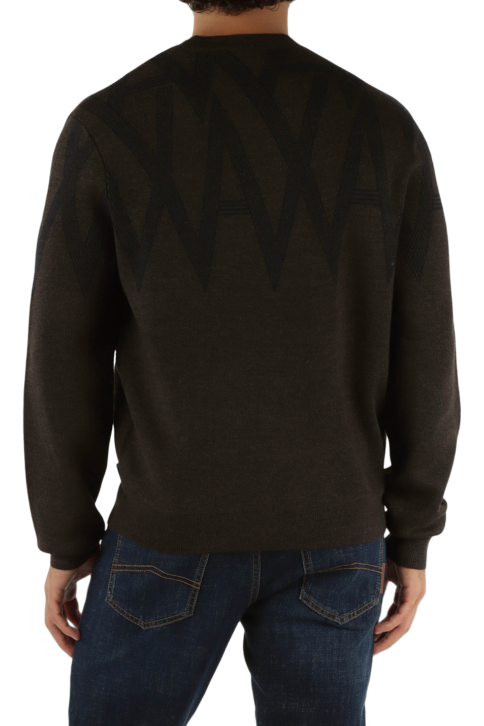Мужской Armani Exchange Джемпер из смесовой шерсти (цвет ), артикул XM001338-AF14007 | Фото 5